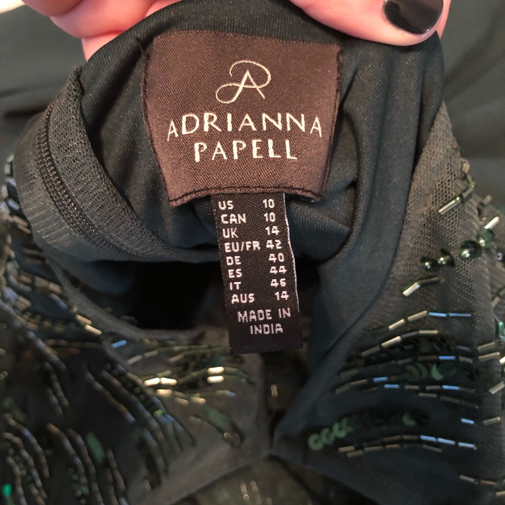 Adrianna Papell ball gown Worn once size 10